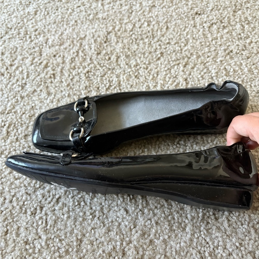 STUART WEITZMAN Horsebit Ballet Flat Loafers 8 - Picture 2 of 7